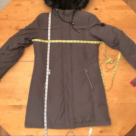 Vince Camuto Faux Fur Hooded Jacket Size XS - Picture 10 of 12